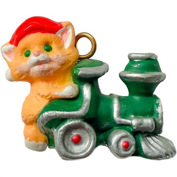 Lot of 7 Vintage 1988–1992 Hallmark Keepsake Miniature Kittens/Kitty Ornaments - Picture 14 of 15